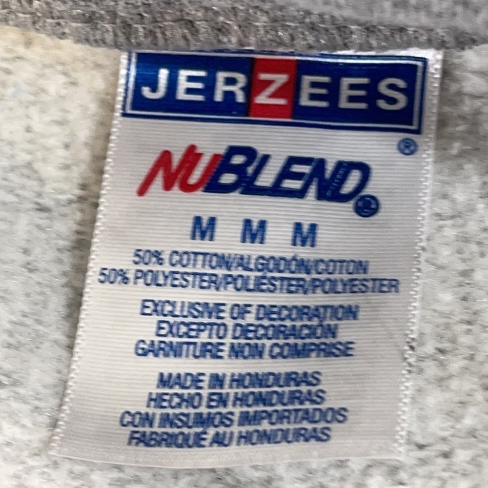 Jerzees NuBlend Navy Wife Quarter-Zip Sweatshirt M - Picture 4 of 4